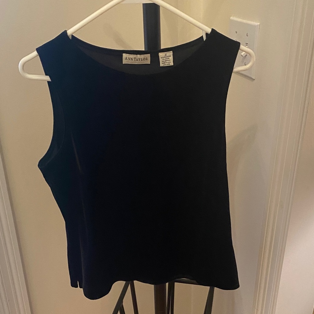 Ann Taylor Classic Black Tank Top
